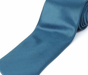 Bhs Mens Teal Square Design Tie, Green BR66P20GGRN