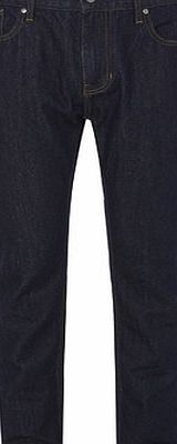 Bhs Mens Trait Blue Rinse Slim Fit Jeans, Blue