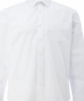 Bhs Mens White Tailored Fit Shirt, White BR66T01DWHT