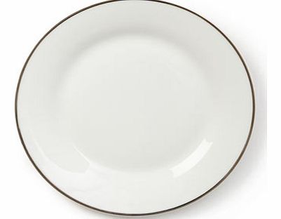 Metallic Band Side Plate, white 9568770306