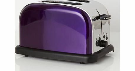 Bhs Metallic Purple Essentials 2 Slice Toaster,