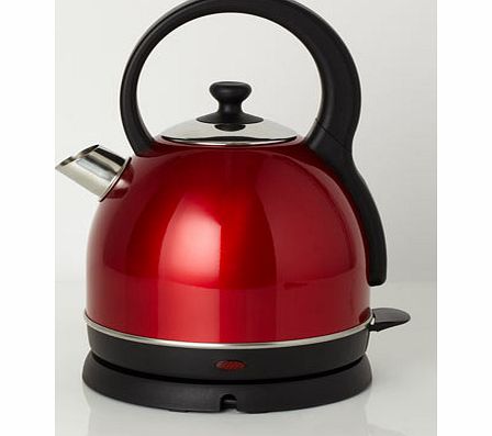 Bhs Metallic red Essentials dome kettle, red