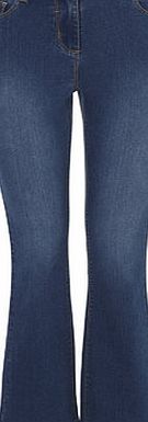 Bhs Mid Stonewash Petite Boot Leg Jean, mid