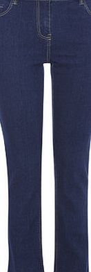 Bhs Mid Wash Longer Length Straight Leg Jean, mid