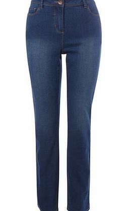 Bhs Midwash Regular Length Straight Leg Jean, mid