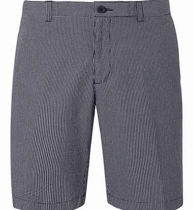 Bhs Mini Check Chino Shorts, Blue BR57H02ENVY