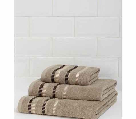 Bhs Mink Weft Towel, mink 1944204052