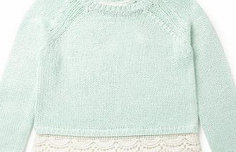 Bhs Mint Green Crochet Trim Jumper, mint 1072648942