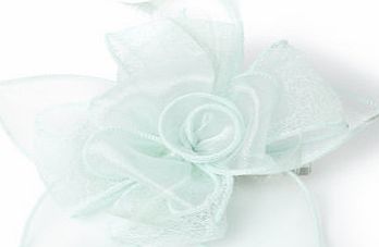Bhs Mint Lace Rose Clip Fascinator, mint 6610788942
