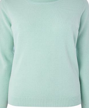 Bhs Mint Supersoft Long Sleeve Crew Jumper, mint