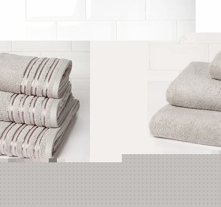 Bhs Mocha Egyptian shiny weft towel range, mocha