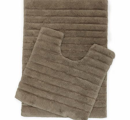 Bhs Mocha Ultimate Hotel bath mats, mocha 1943031071