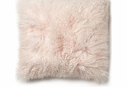 Mongolian Fur Cushion, pink 1841860528