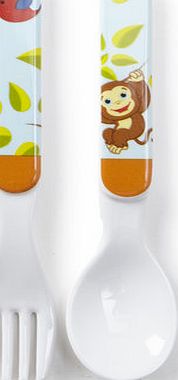 Bhs Monkey Cutlery Set, brown 9579080481