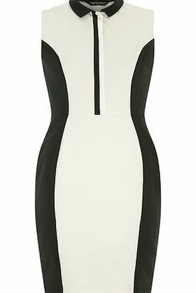 Bhs Mono 2in2 Placket Pencil Dress, black 19129918513