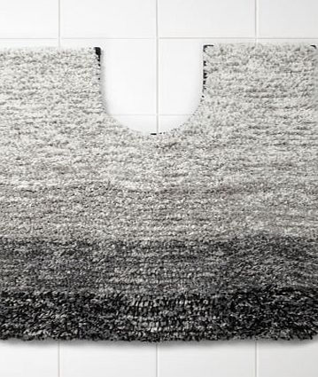 Bhs Monochrome soft ombre non slip pedestal mat,