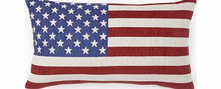 Bhs Multi American Flag Cushion, multi 31800099530