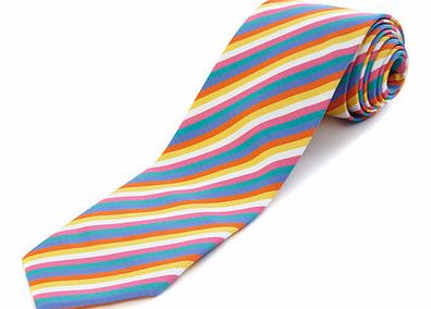 Bhs Multi Coloured Stripe Tie, Pink BR66D27EPNK