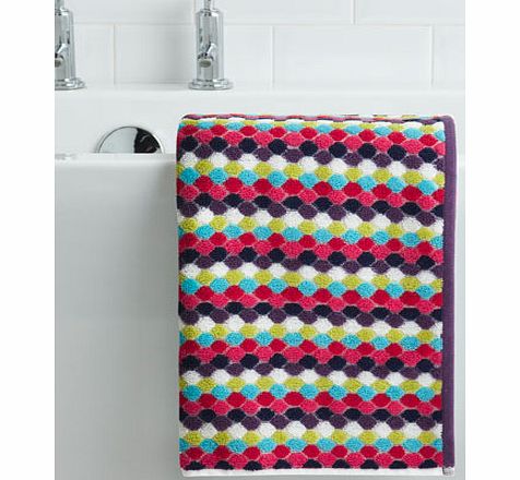 Bhs Multi honeycomb hand towel, bright white