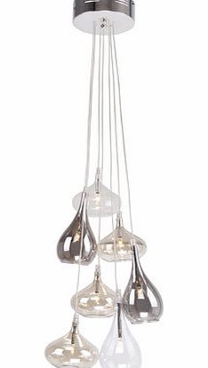 Bhs Multi Lily Cluster Ceiling Light, multi
