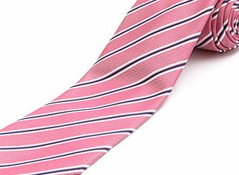 Bhs Multi Pink Stripe Tie, Pink BR66D03CPNK