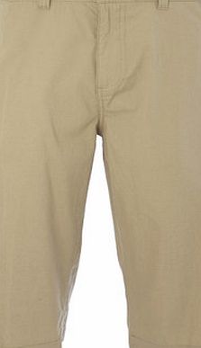 Bhs Natural Cargo Cropped Trousers, Cream BR57M01GNAT