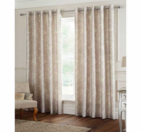 Bhs Natural Essentials Blossom Eyelet Curtain,