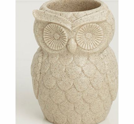 Bhs Natural owl shaped tumbler, sand 1942430266