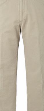 Bhs Natural Pleat Front Chinos, Cream BR58A01ZNAT