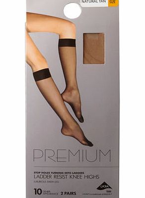 Bhs Natural Tan 2 Pack Premium Ladder Resist 10