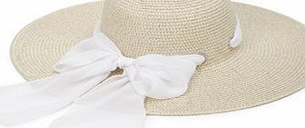 Bhs Natural Thread Through Floppy Sun Hat, natural