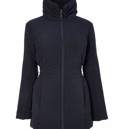 Bhs Navy 3/4 Padded Coat, navy 9852950249