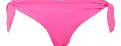 Bhs Navy and Pink Reversible Bikini Bottom, navy