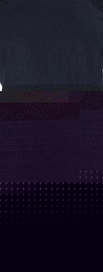 Bhs Navy Broiderie Linen Shift Dress, navy 356780249