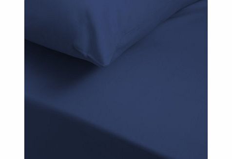 Bhs Navy brushed flat double sheet, navy 1878490249