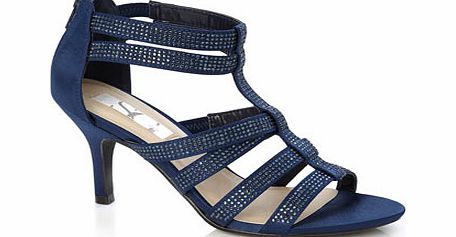 Bhs Navy Cage Evening Sandal, navy 2837740249
