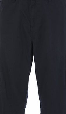 Bhs Navy Cargo Cropped Trousers, Blue BR57M01GNVY