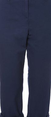 Bhs Navy Cotton Twill Crop Chino, navy 2207800249