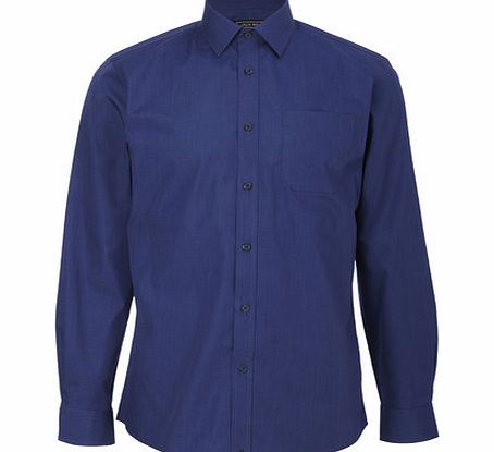 Bhs Navy Cross Dye Shirt, Blue BR66C52FNVY