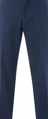 Bhs Navy Flat Front Chinos, Blue BR58A01FBLU