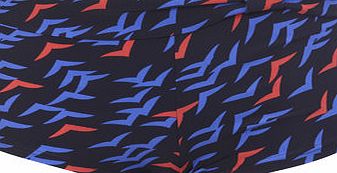 Bhs Navy Great Value Swallow Print Swim Short, navy
