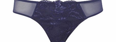 Bhs Navy Lace Knicker, navy 2304170249