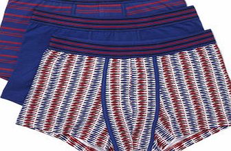 Bhs Navy Mix 3 Pack Design Hipsters, Blue BR60H04GNVY