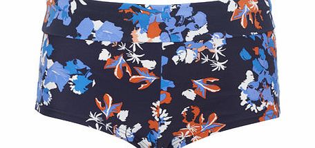 Bhs Navy Multi Beach Floral Swim Short, navy multi