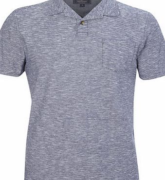 Bhs Navy Open Collar Polo Shirt, NAVY BR52S10GNVY