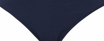 Navy Plain Brooch Bikini Bottom, navy 209530249