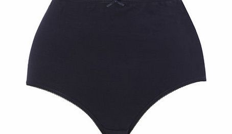 Bhs Navy Plain Full Brief Knicker, navy 4803840249