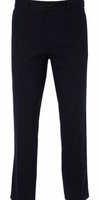 Bhs Navy Pleat Front Chinos, Blue BR58A01ZNVY