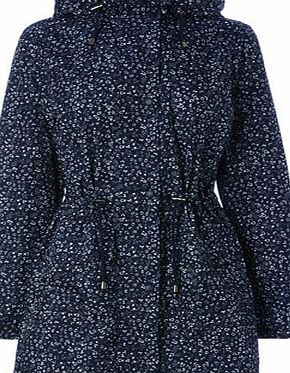 Bhs Navy Print Pac-a-mac, navy print 9853661555