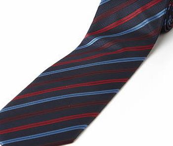 Bhs Navy, Red and Blue Striped Tie, Blue BR66D28GNVY